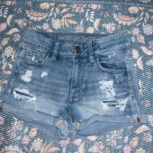 American eagle, jean shorts, womens 0